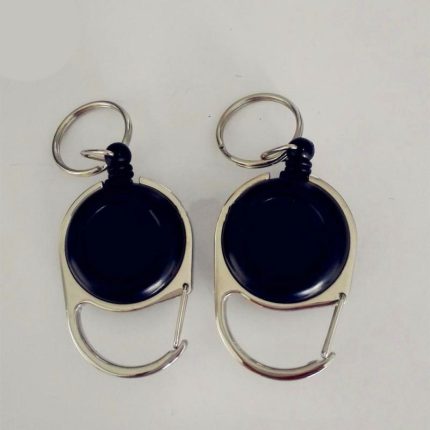 pvc plastic retractable badge holders and business id card holder with yoyo string