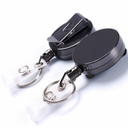 Metal Badge Reel Retractable and Stretchable Key Chain Yoyo Badge Holders