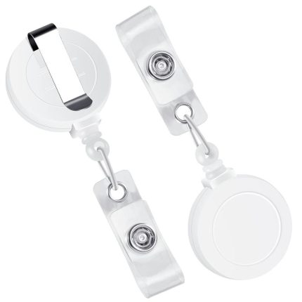 ID Badge Reel Retractable YoYo Gadget for Name Tag Card Holder Pass Cover Pocket Clips Business Staff Nurse Office Accessories