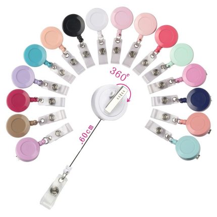factory directly 32mm ABS yoyo retractable badge reel with alligator clip