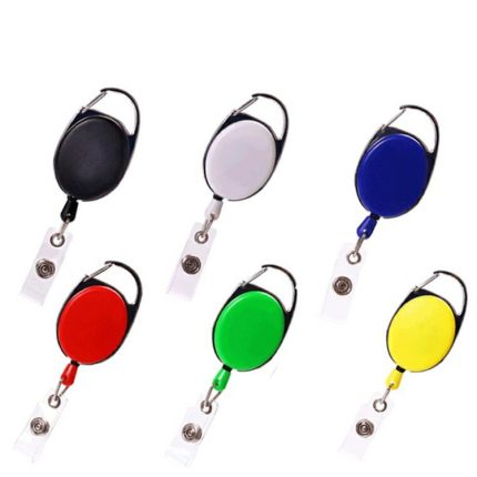 Plastic retractable yoyo id badge reel badge retract clips retractable reel badges