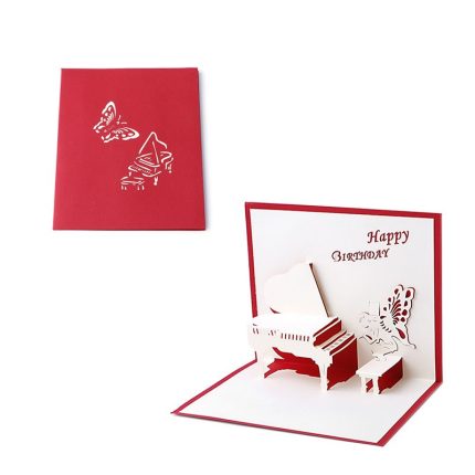 3D Up Greeting Card Handmade Happy Birthday Merry Christmas Card