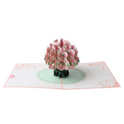 3D Pop Up Flower Floral Greeting Card for Birthday Mothers Father's Day Graduation Wedding Anniversary