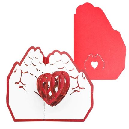 10 Pack Love Card for Anniversary Mothers Fathers Day Pop Up Valentines Cards Greeting