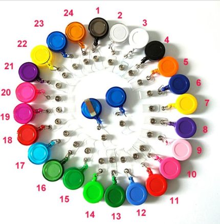 Reel ID Card badge reel Name Tag Badge Holders Clip Retractable yoyo badge reel