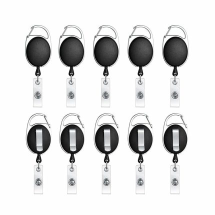 Heavy duty oval yoyo retractable blank badge reel with hook
