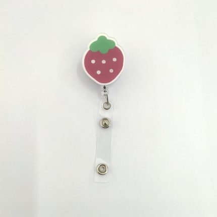 Custom Logo Cartoon Acrylic ID YOYO Retractable Reel Holder Ring Accessories Card Plastic PVC Printed Carry Stronger Badge Reel