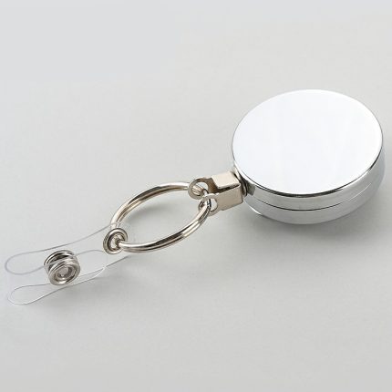 Heavy Duty Id Card Name Badge Holder Retractable Yoyo Wire Extension Reel Holder Key Holder
