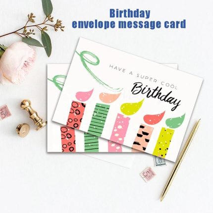 36 Pack Greeting Card Eco Friendly Unique Birthday Cards Large Happy Birthday Cards Set for Adults and Kids Writing