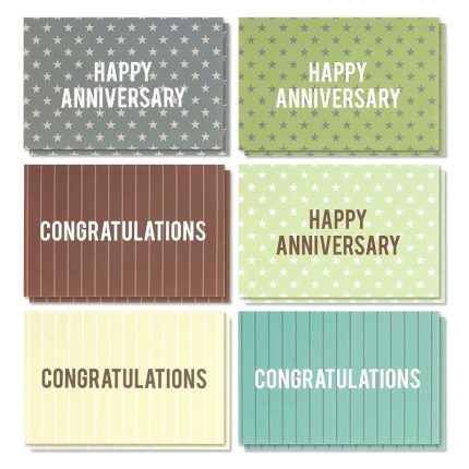 Best Paper Products 36 Pack Anniversary Cards and Congratulations Cards - Blank Greeting Cards