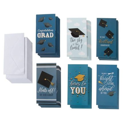Gift Card Graduation Envelopes, Money Holder Grad Present (36 Pack)